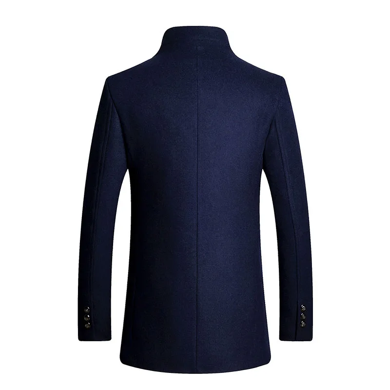 Зимнее деловое шерстяное пальто приталенные куртки со съемным шарфом модная