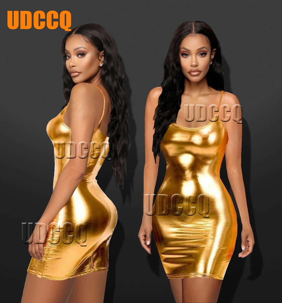 Сексуальное нижнее белье Babydoll женское блестящее металлическое ПВХ для зачистки