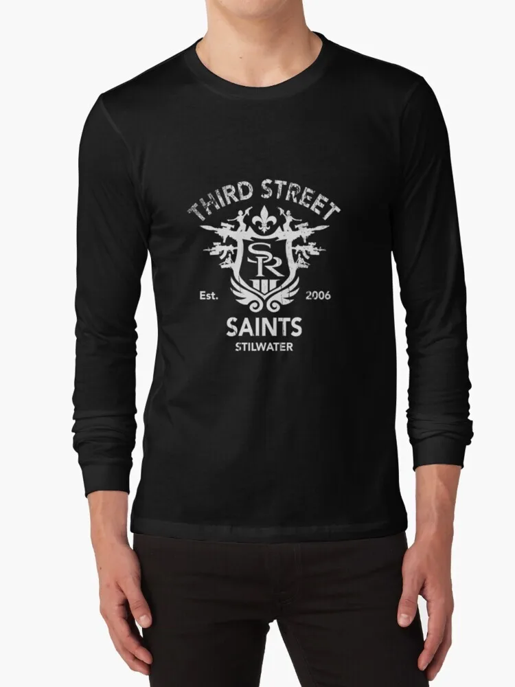 Футболка с коротким рукавом и принтом Сэйнтс Роу 3 100% хлопок