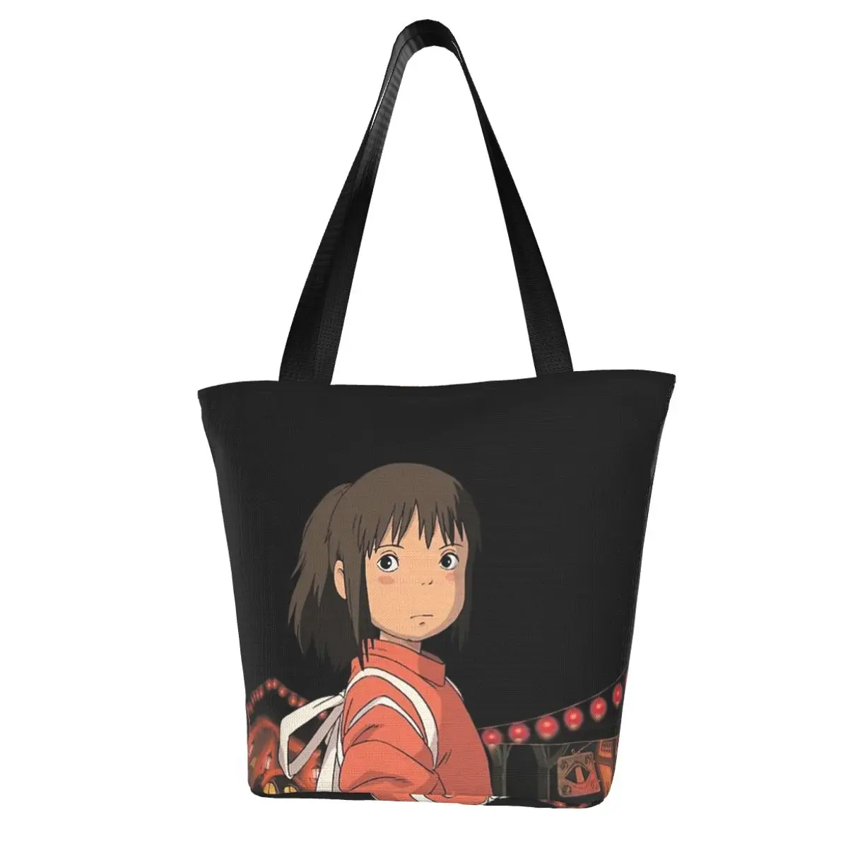 

Spirited Away Shopping Bag Bulk Retro Handbag Cloth Outdoor Woman Bags
