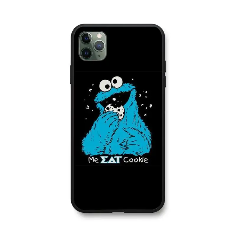 

Cookie Monster Elmo Phone Case For IPhone 6 6s 7 8 11 12 X XS PRO PLUS MINI MAX FUNDAS COVER PB