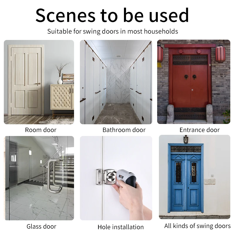 Защелка дверная из цинкового сплава универсальная утолщенная для раздвижных