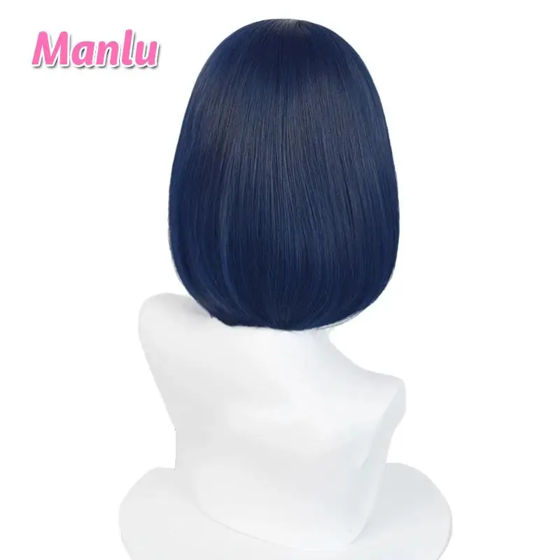 

Genshin Impact Sara Wig Cosplay 35cm Short Blue Wig Cosplay Heat Resistant Synthetic Halloween