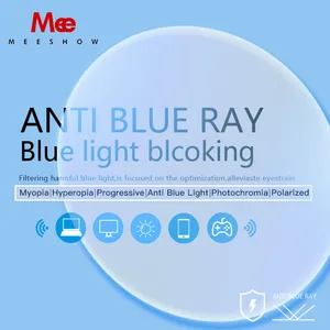 Линзы Meeshow для близорукости, дальнозоркости, 1,56, 1,61, 1,67, CR-39, с защитой от синего излучения, по рецепту, асферические стекла, дальнозоркость, оптические линзы