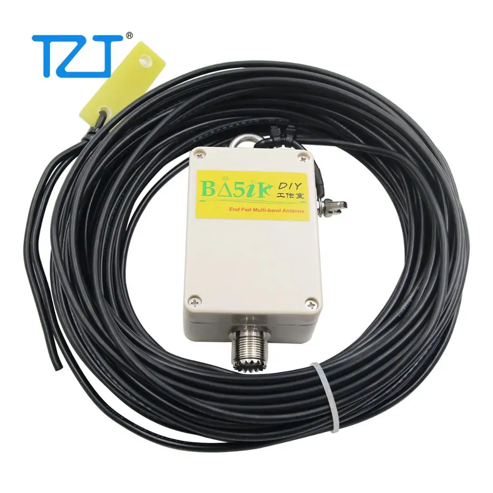 Антенна TZT с концевой подачей четырехдиапазонная Коротковолновая антенна SDR для