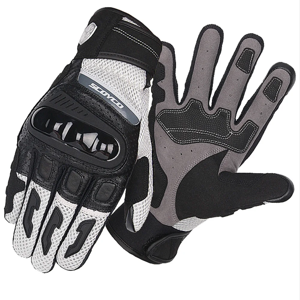 Мотоциклетные перчатки SCOYCO дышащие для мотокросса езды по бездорожью с