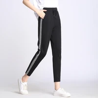 plus size 4xl motion pants women new spring autumn 2021 korean version loose harem pants elastic waist casual ladies trousers