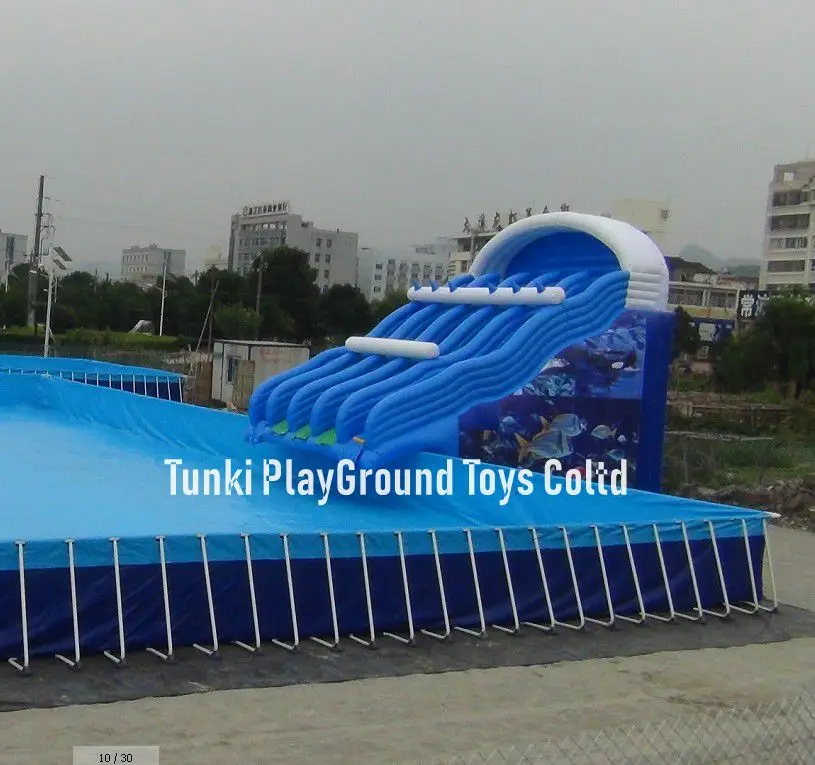 

Metal Frame Small Family Rectangular Swimming Pool