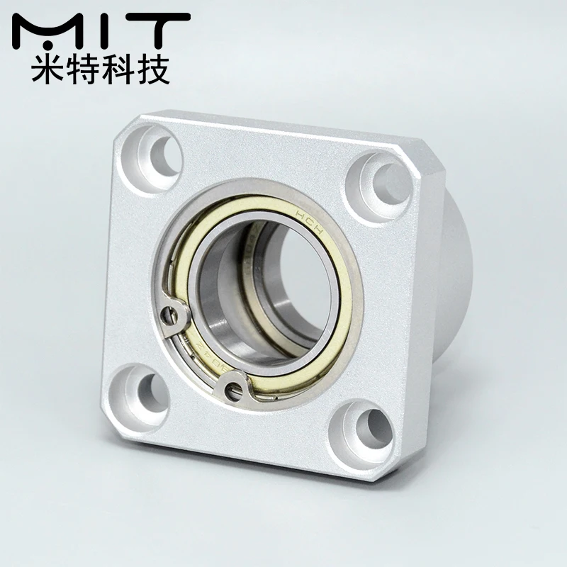 

in stockAluminum Flange Square Housing Bearings with Housings supporting seat Double Bearings positioning and insert type