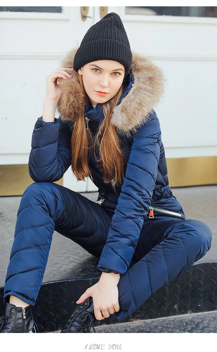 Women's Cotton-padded Jumpsuits Winter New Style Cotton-padded Clothes WOMEN'S Suit Korean-style down Jacket Cotton-padded