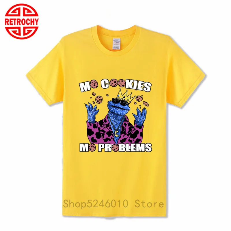 Notrious Печенья Монстр короткий рукав Мужская забавная Футболка Comics Sesame Street