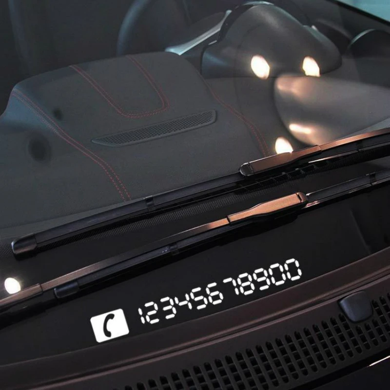 Светоотражающая Временная парковочная карта Aliauto автомобильные принадлежности