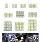 Автомобильная светодиодная панель T10 Festoon 5050 48241512 SMD, супер светильник я Лампа BA9S T10 12 В, лампа для чтения в багажнике, 3 адаптера