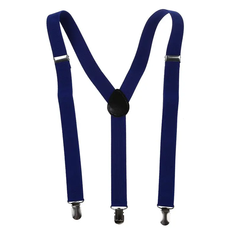 

Adult Adjustable Metal Clamp Elastic Suspenders Braces