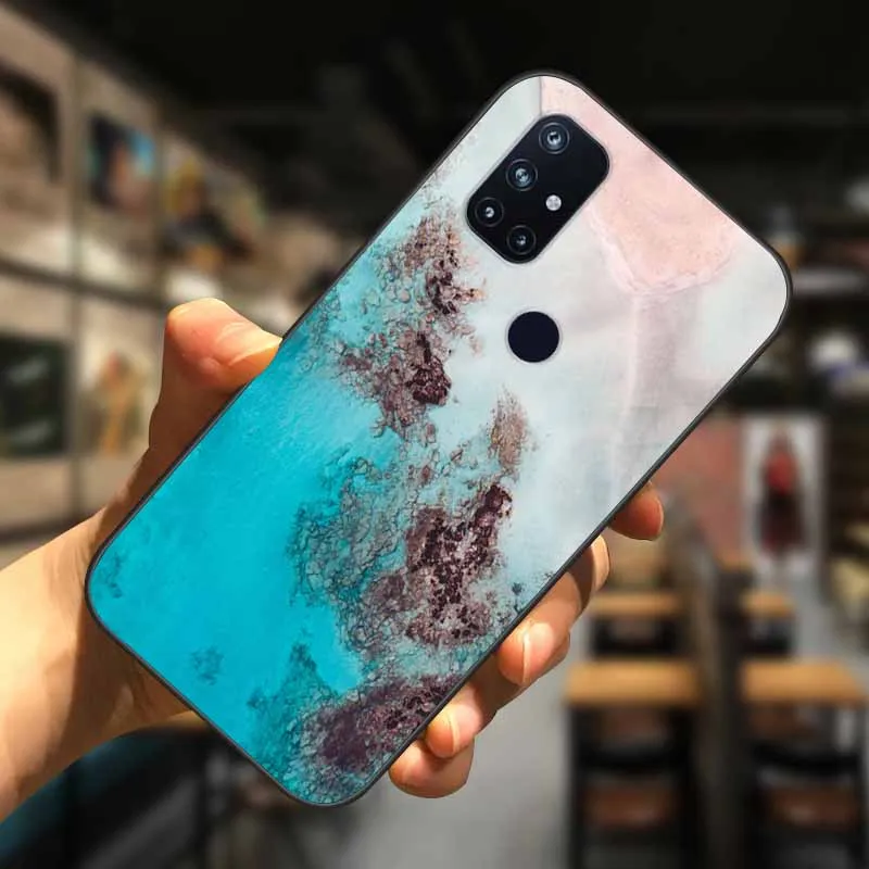 for oneplus nord n10 case silicone soft bumper tpu cover for one plus nord ce 5g n200 5g n10 protective phone cases marble free global shipping