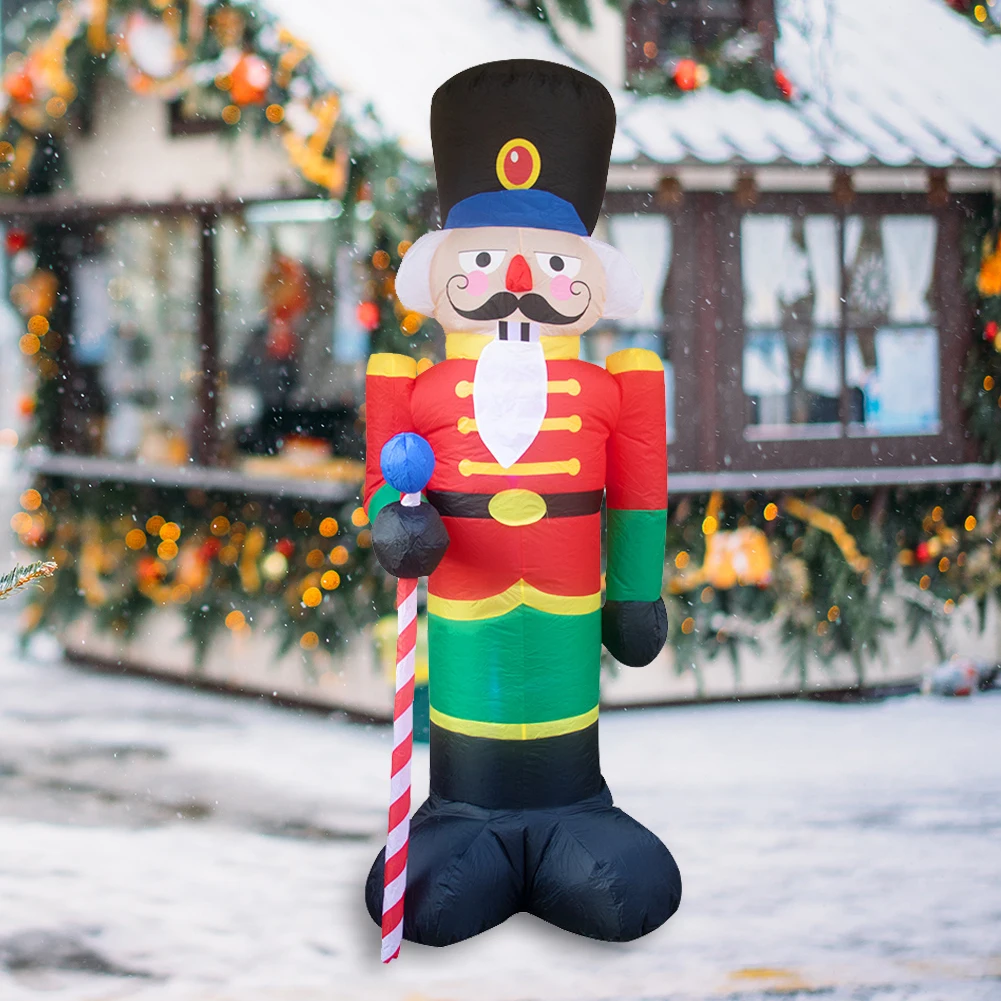 

Рождественская надувная модель гайковерта Solider, дизайнерское украшение для сада, газона, двора, праздничный подарок