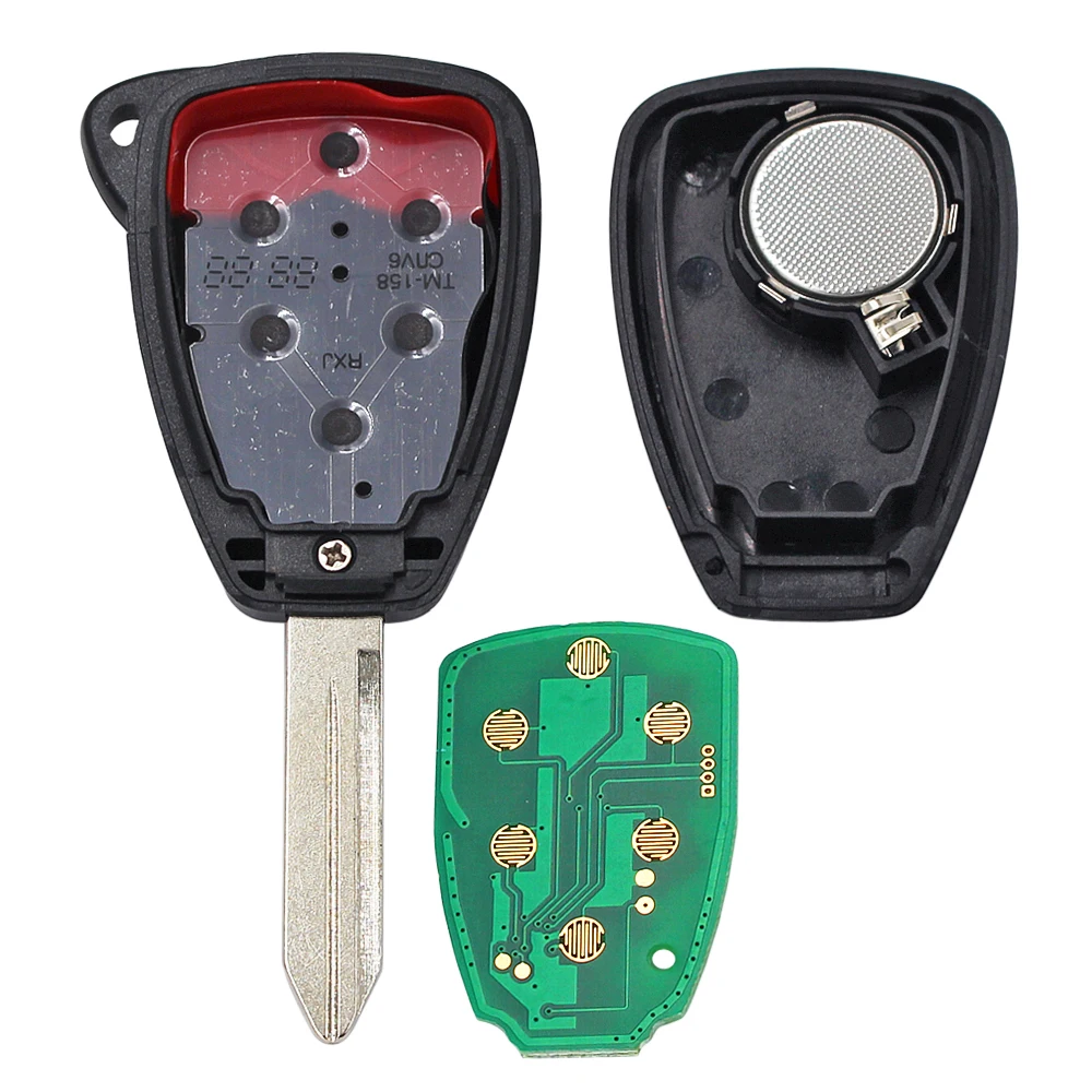 Пульт дистанционного управления 3+1 кнопка 315MHZ 433MHZ с чипом ID46 для Chrysler 300C Dodge RAM для Jeep FCC: M3N полный ключ 4 КНОПКИ на.