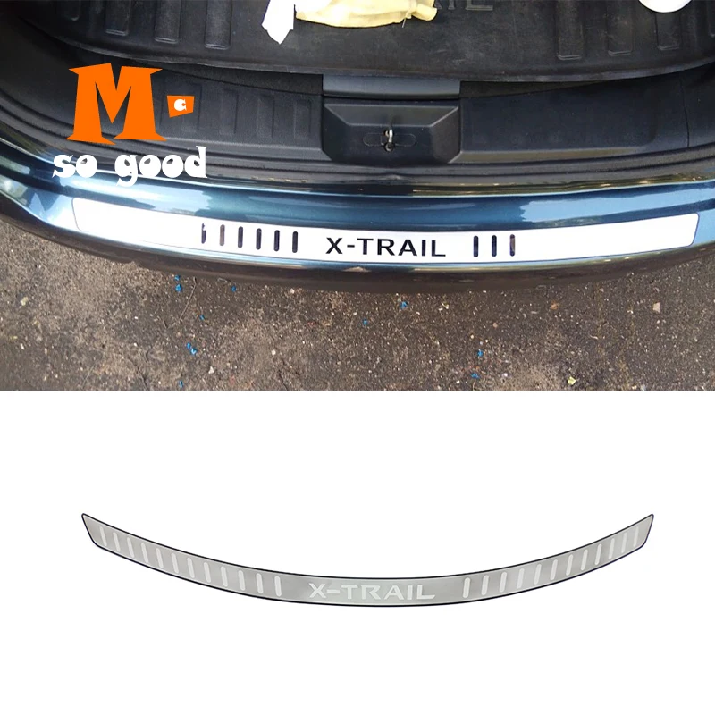 

2014 2015 2016-2020 For Nissan X-Trail XTrail T32 Ultrathin Stainless Rear Bumper Protectors Sill Exterior Guard Pedal Accessory