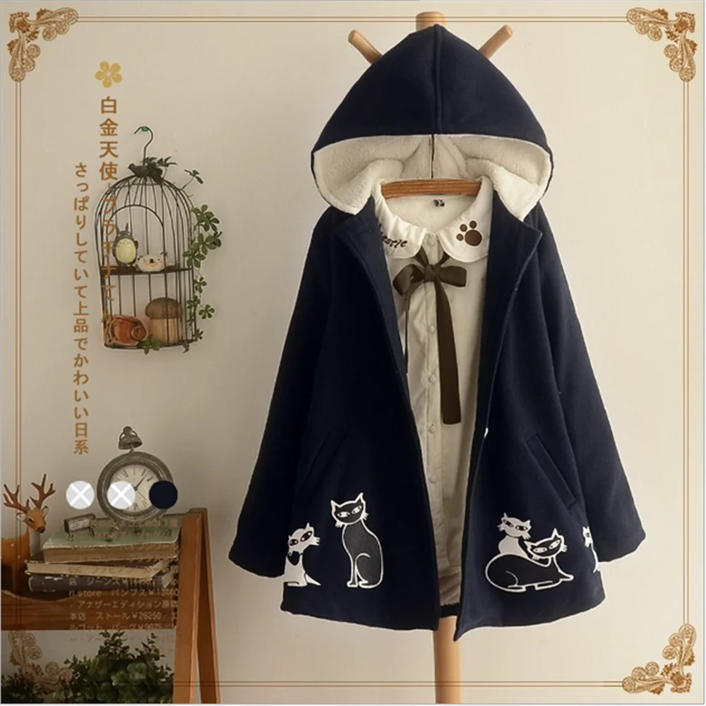 

Kawaii Hooded Hoodie Sweatshirt Women Funny Harajuku Winter Girl Hoodie Oversize Cute Japan High Street Harajuku Clothes Hoodie