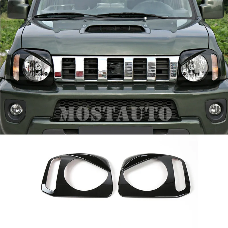 Крышка передней фары в стиле птицы из АБС пластика для Suzuki Jimny 2007 2017 2 шт.