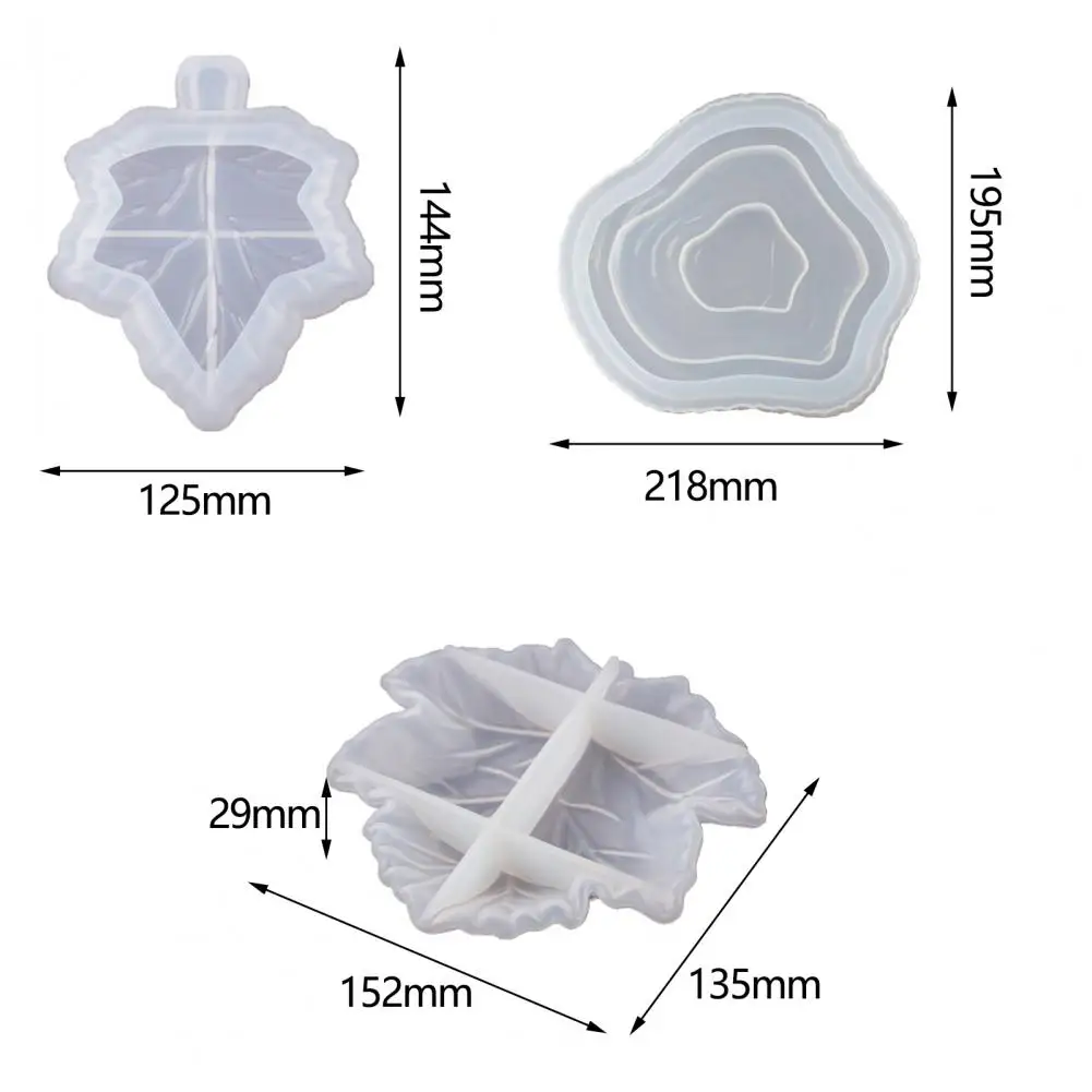

HOT SALES 2021 !!! Maple Leaf Petal Silicone Mold Craft Resin Epoxy Ashtray Container Home Decor