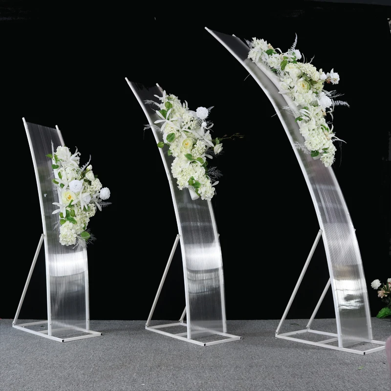 

new Wedding props wave arch wedding stage background frame stand