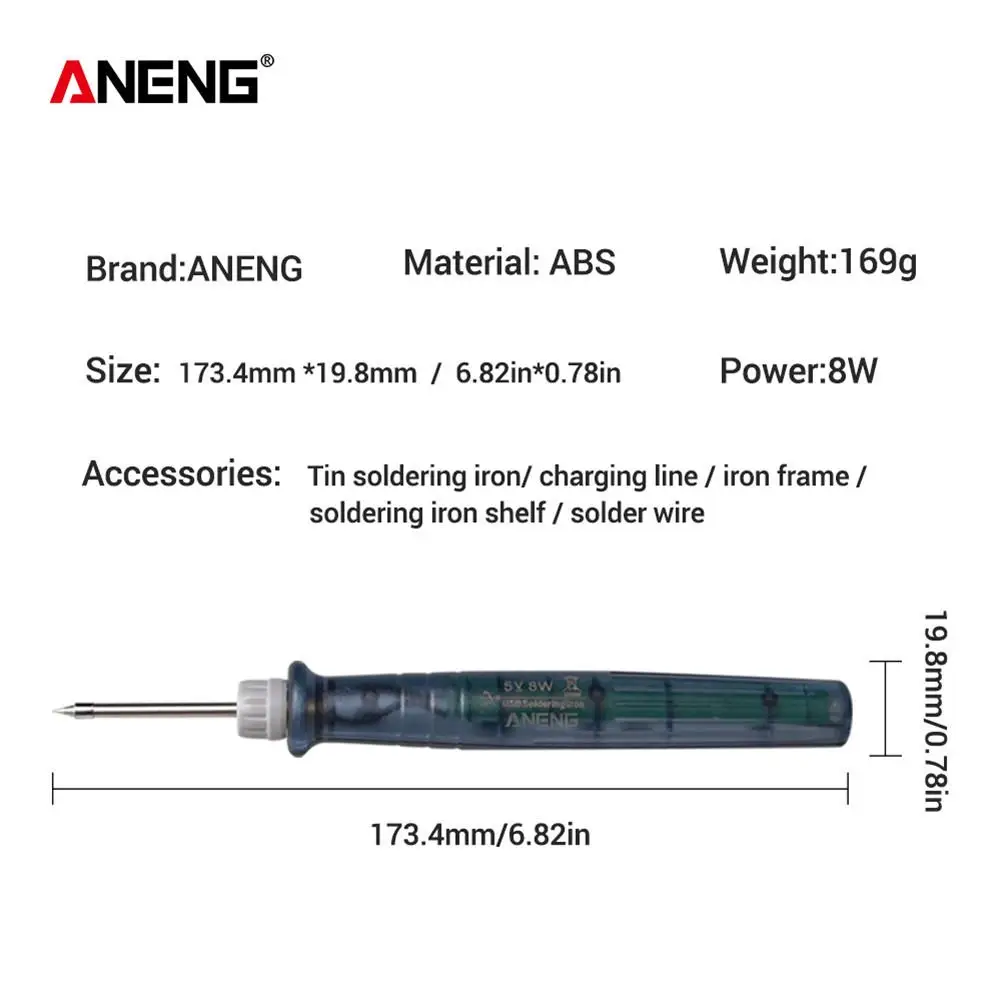 

Electric Soldering Iron Adjustable Temperature Solder Iron 5V DC/8W Soldering Iron station Kits Home Repair Soldering Iron Tools