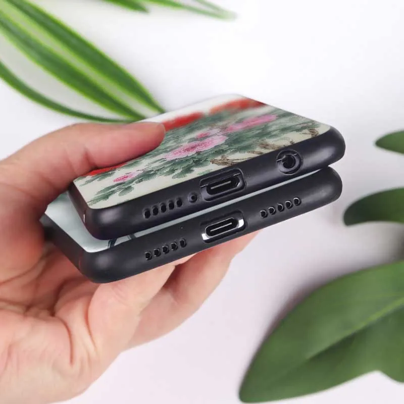Китайский Стиль чехол для телефона Xiaomi Redmi note 7 7a k20 pro 5 6 4x Мягкий силиконовый |