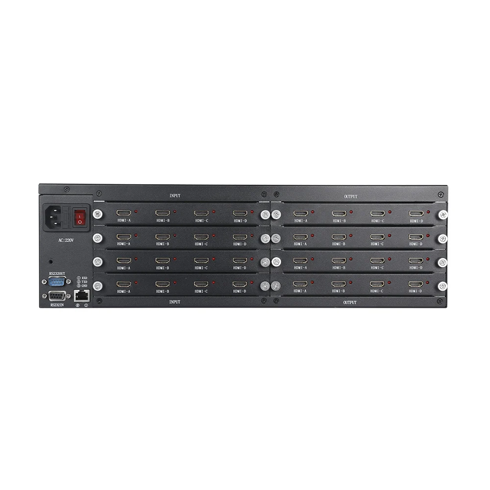 Folaida функция подарочного приложения 4x8 8x8 8x16 16x8 16x16 16x32 32x16 32x32 HDMI матричный