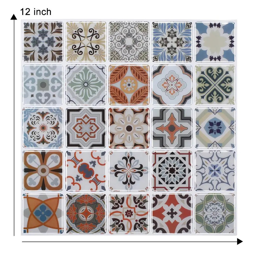 EasyTiles Марокканская кухонная наклейка премиум класса антиплесеновая на кухонную