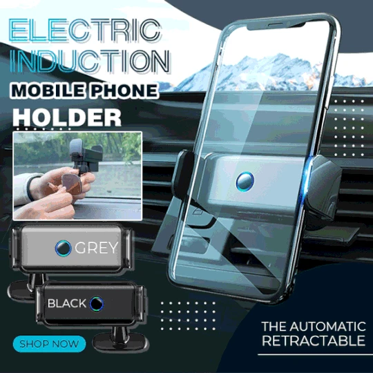 

Electric Induction Mobile Phone Holder Car Mini Car Phone Holder Air Vent Stand for 4.0-6.5 Inch Mobilephone Auto Support Mount