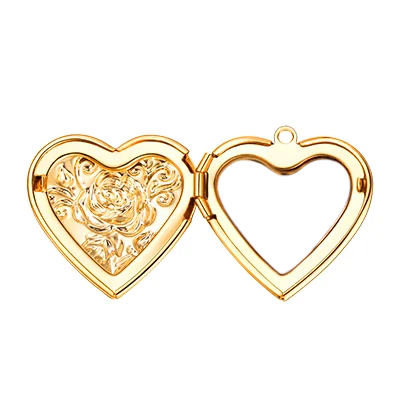 Style B Gold U7 женщины девушки кулон с фото в форме сердца персонализированные ожерелье с заказной гравировкой сервис подарки на день рождения P1050 - Окраска металла: Style B Gold