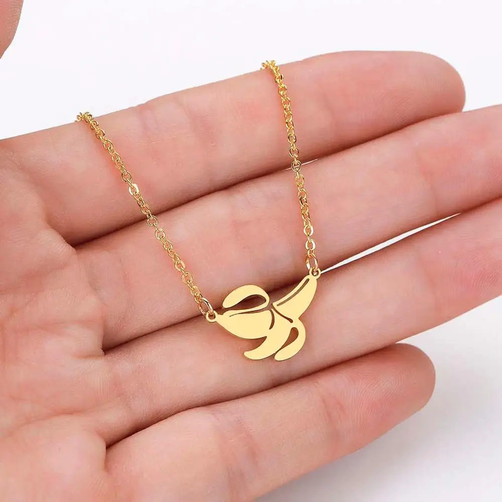 Тоторова тропические фрукты подвеска в виде бананов ожерелье s для женщин летние