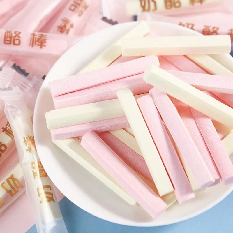 

Cheese stick yogurt stick dried milk slice cheese block children's snack candy 100g-600g