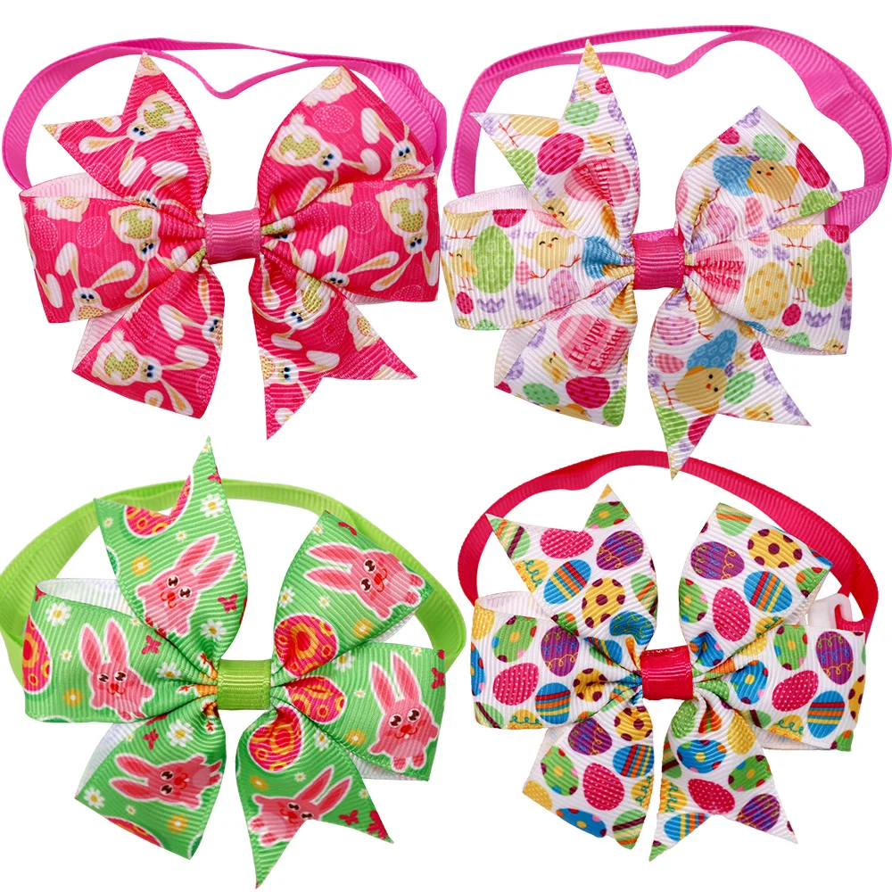 50 шт. кошка бабочки для домашних собак Галстук Бабочка Пасхальное животных