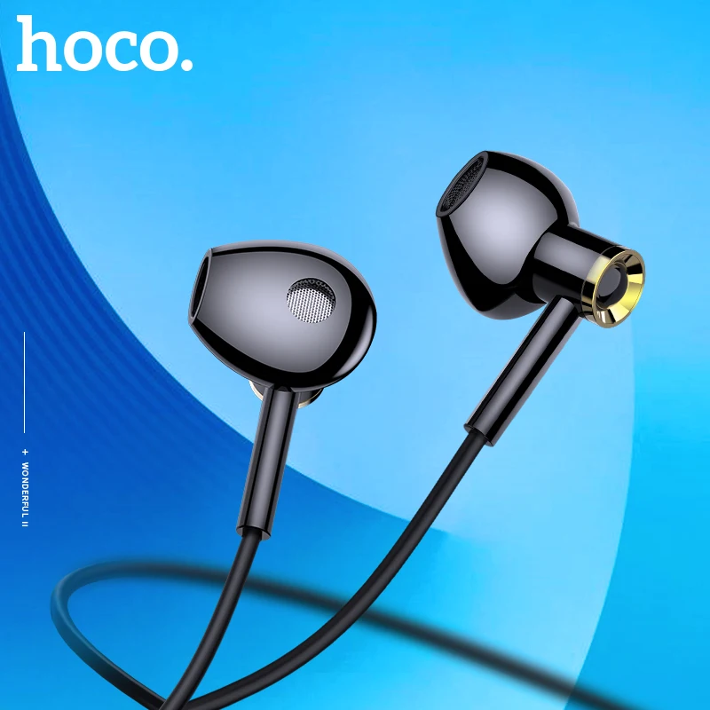 Наушники вкладыши HOCO проводные с микрофоном HD 3 5 мм|Наушники и гарнитуры| |