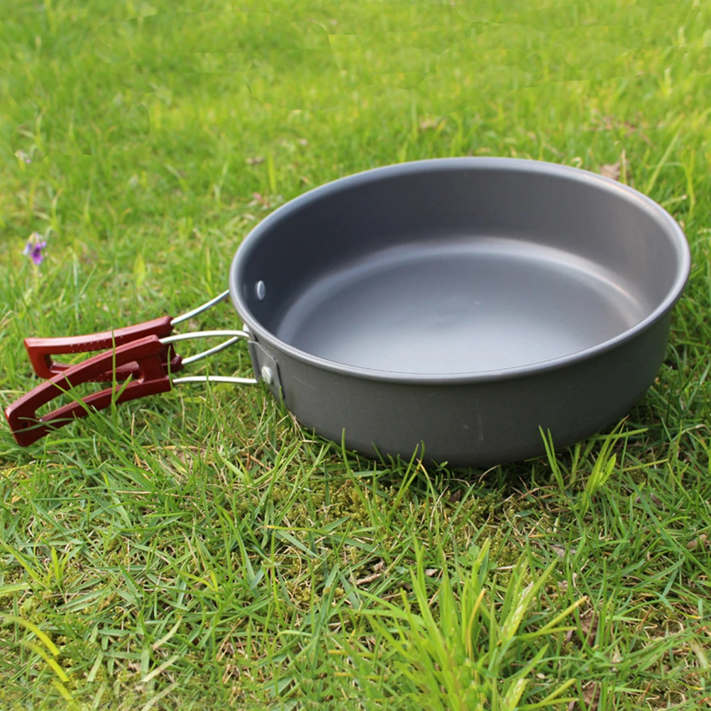 20cm Outdoor Pan Frying Portable Camping Cooking Pot Picnic Ware Tableware Utensils | Спорт и развлечения