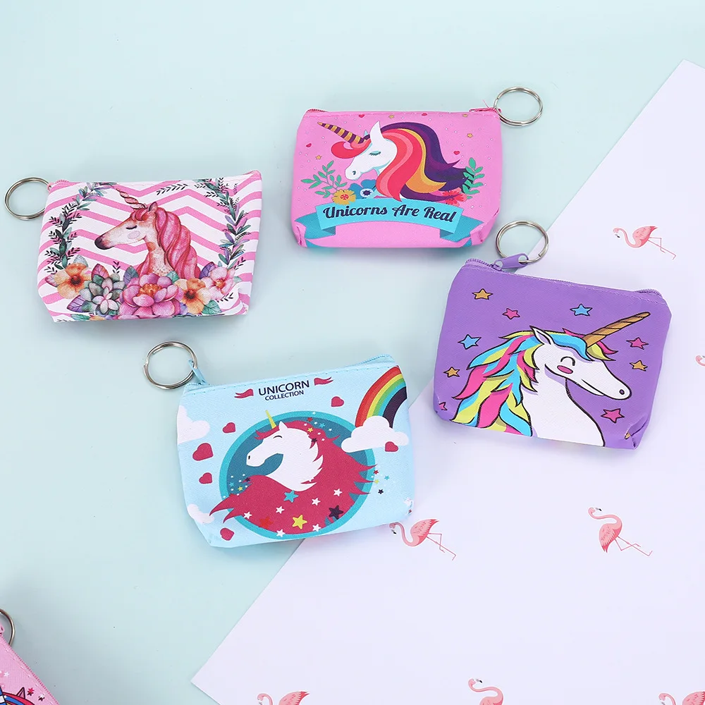 WULI SEVEN сумочки для женщин кошельки мелочи с единорогом милые животные единорог