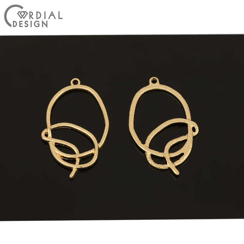 

Cordial Design 50Pcs 27*40MM Jewelry Accessories/Connectors/DIY Making/Irregular Shape/Hand Made/Charms/Earring Findings