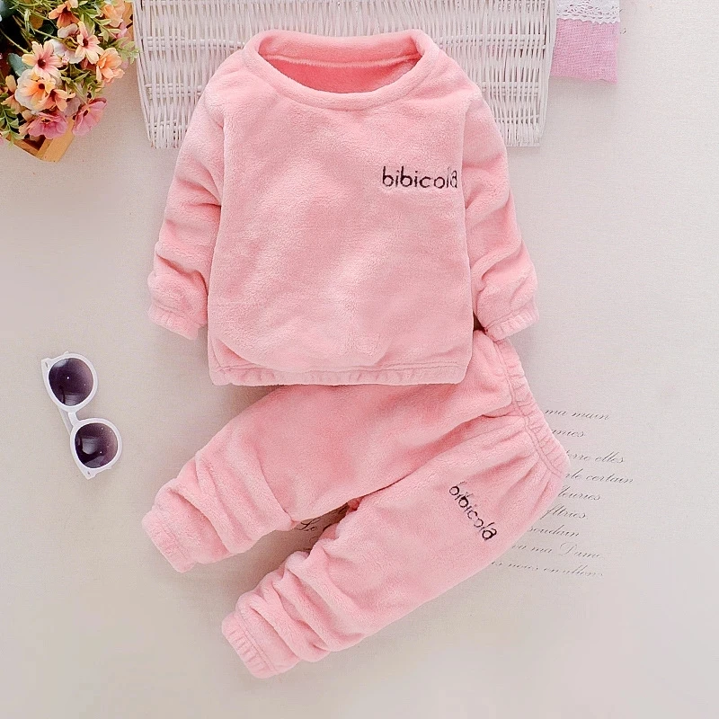 Пижамы для мальчиков и девочек Осенне-зимняя детская одежда с длинными рукавами