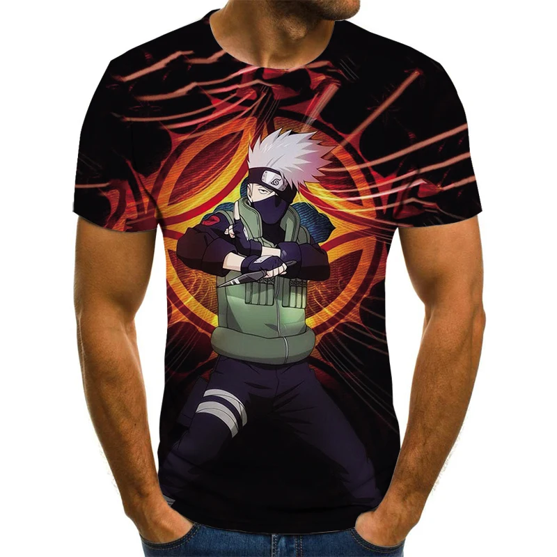 

Summer New Male T-shirt 3d Printing Children's Cartoon Anime Short-sleeved Harajuku Style Streetwear Top