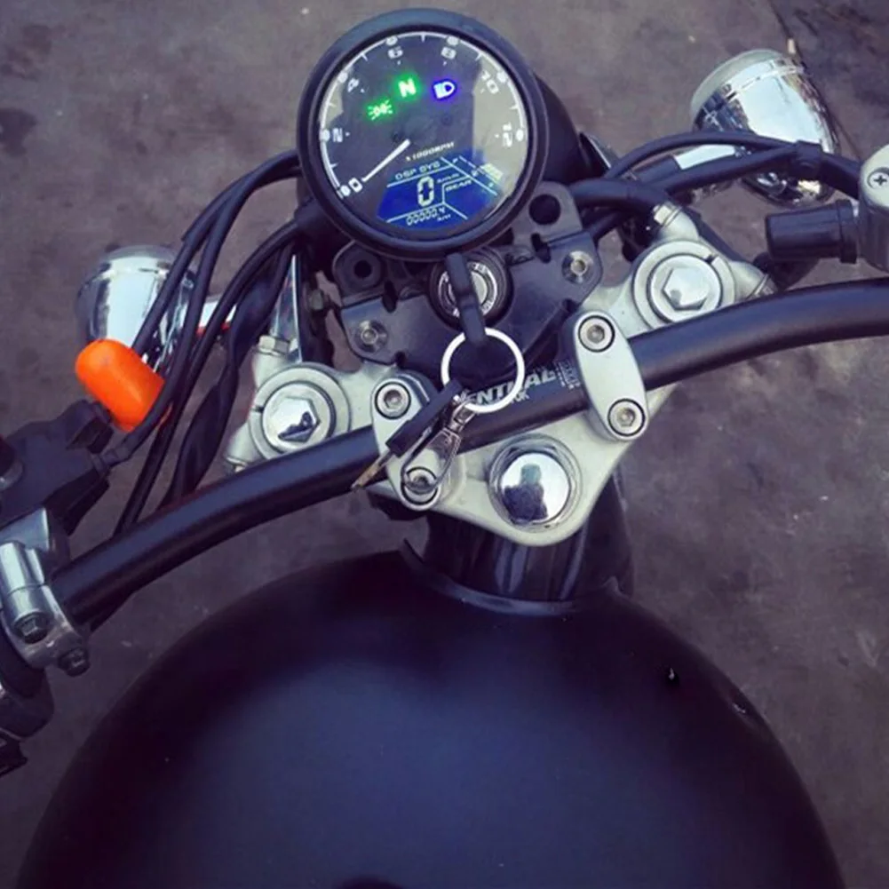

Motorcycle Modified Speedometer Tachometer LED Light Display with Warning Function
