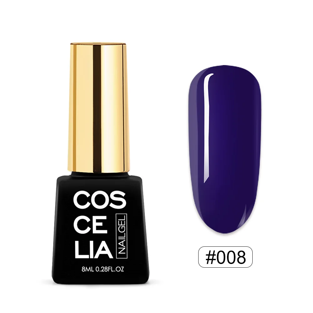 Gel 08 COSCELIA Гель-лак для верхних и нижних ногтей, полуперманентное верхнее покрытие, УФ-гель, верхнее Базовое покрытие, грунтовка для ногтей, верхний гель-грунтовка - Цвет: Gel 08