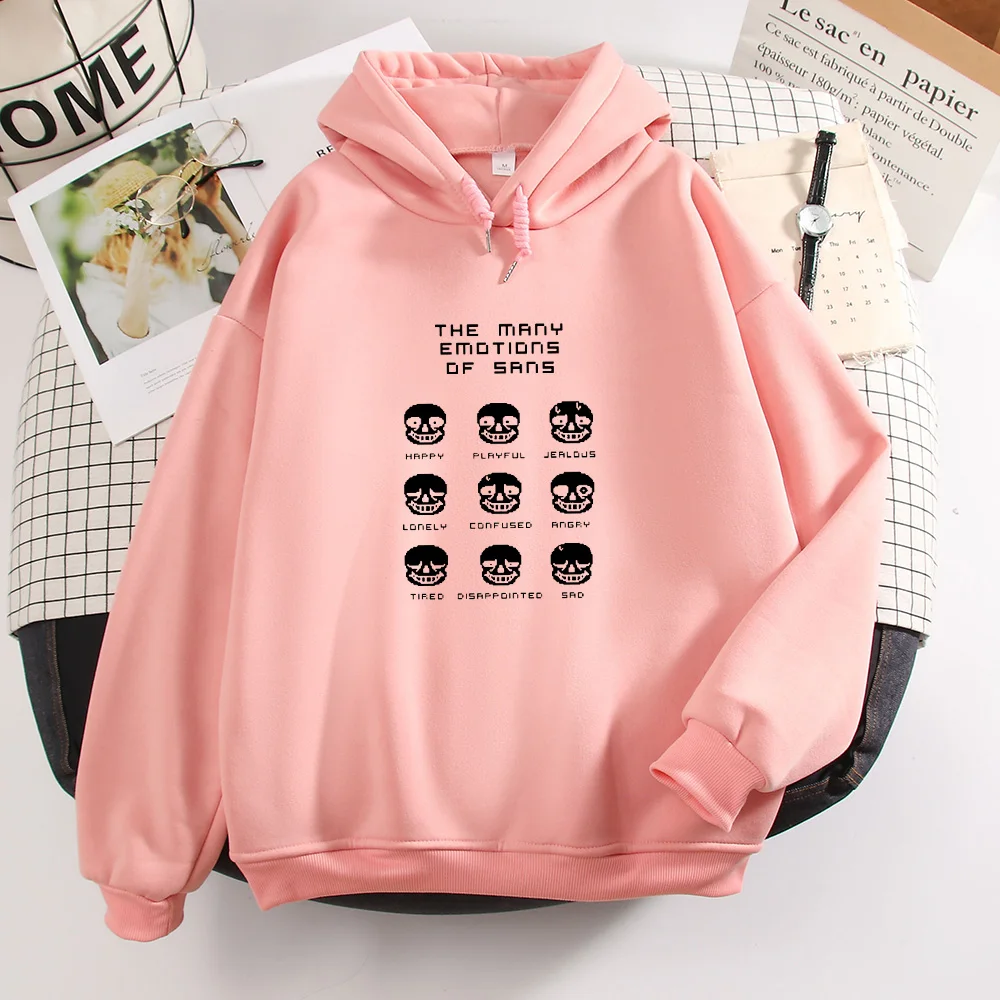 Cartoon Hoodie Kawaii Skull Goth Clothes Oversized Kpop Fashion Aesthetic Clothing Winter Tracksuit Women Sweetshirt for Girls