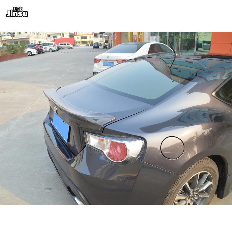 Для Toyota 86 2012 2015 TRD Стиль углеродное волокно задний спойлер для багажника губа Scion