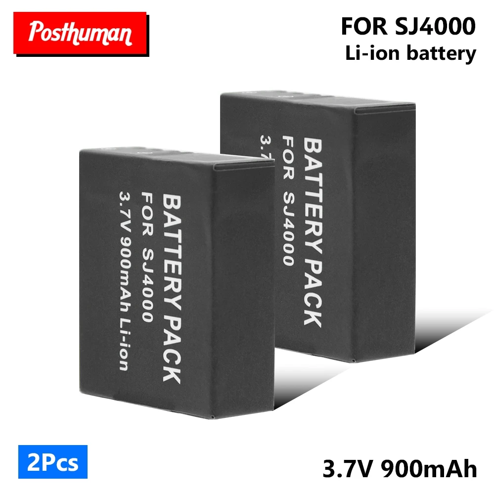 Аккумулятор 3 7 в 900 мАч для камеры SJCAM SJ7000 SJ6000 SJ5000 SJ4000 Air 4K аккумулятор WIFI