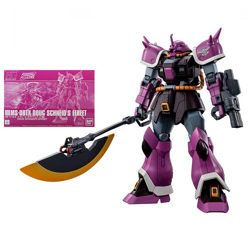 

Bandai Gundam Model Kit Anime Figure PB Limited HG 1/144 MS-08TX Doug Schneid Efreet Gunpla Action Toy Figure Toys for Children