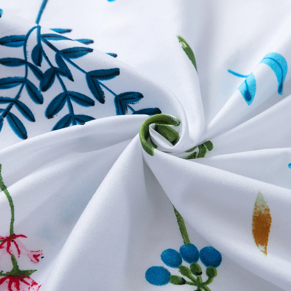 Пара наволочек для подушек маленькие свежие деревья цветочный принт Квадратные