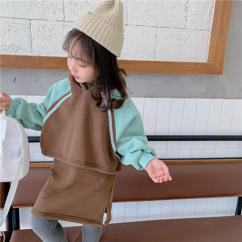 Зимние комплекты одежды для девочек Новое поступление корейский стиль