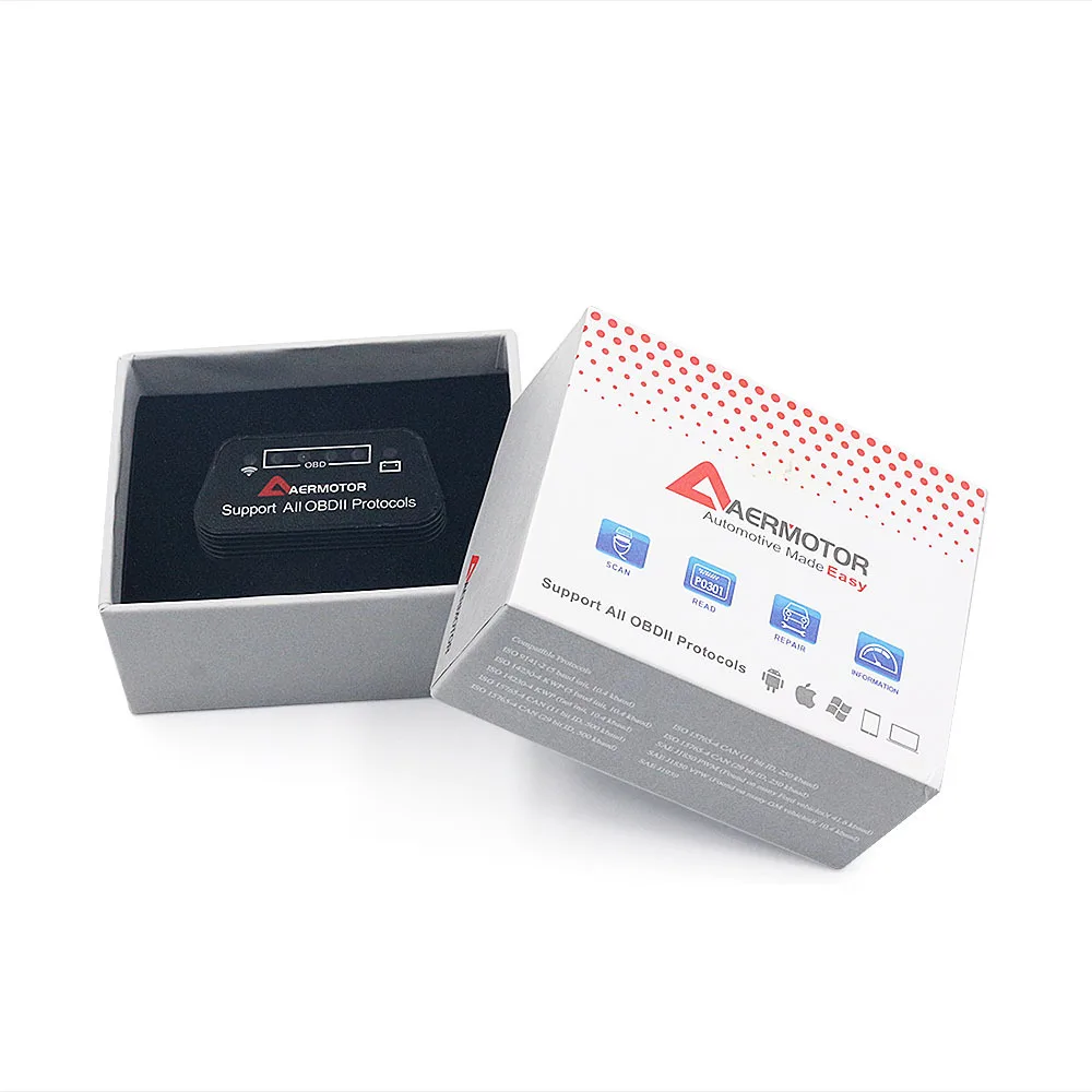 ELM327 OBD2 сканер с поддержкой Apple/Android автомобильный диагностический инструмент